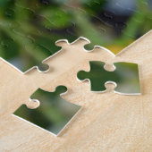 イエロー春バラフローラプリントパズル ジグソーパズル (側面)