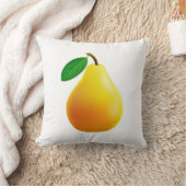 イエロー梨装飾用クッション クッション (ブランケット)