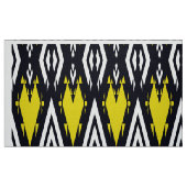 イエロー白黒エスニック ファブリック (ファットクウォーター)