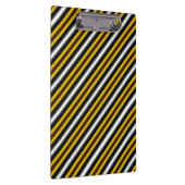 イエロー白黒レインボーストライプズ クリップボード (右)