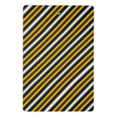 イエロー白黒レインボーストライプズ ミニクリップボード (裏面)