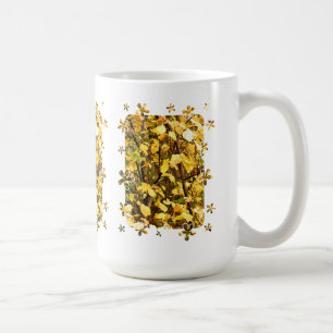 イエロー紅葉コーヒーマグ コーヒーマグカップ