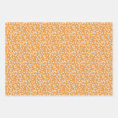 イエロー蝶 – ヴィンテージファインアート&水玉模様 ラッピングペーパーシート (正面3)