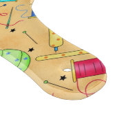 イエロー裁縫アンズアートパーソナライズされた名 カッティングボード (角)