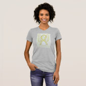 イエロー認識度カスタムリボンエンジェルTシャツ Tシャツ (正面フル)