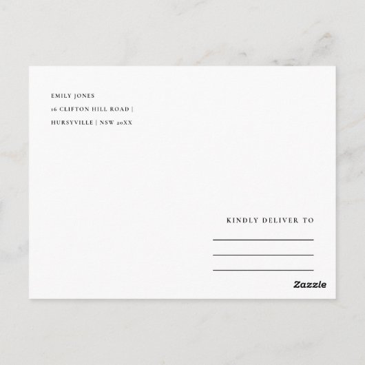 イエロー赤面アクア結婚ブルー救ズの日 ポストカード (裏面)