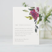 イエロー赤面ブルゴーニュ結婚フローラ詳細 エンクロージャーカード (スタンド正面)