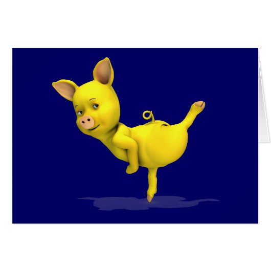 イエロー踊り豚 (正面横)