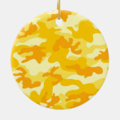 イエロー迷彩柄13.1マラソンIT走賞を受賞 セラミックオーナメント (裏面)