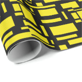 イエロー迷路 ラッピングペーパー (ロールコーナー)