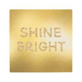 イエロー金ゴールドグリッターシャインブライト引用文     メタルプリント