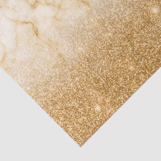 イエロー金ゴールドグリッタールフェージンググラデーション大理石 薄葉紙 (詳細)
