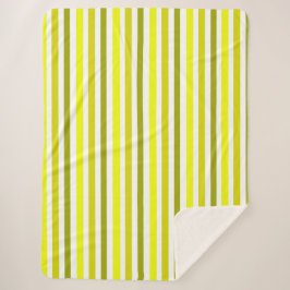 イエロー金ゴールドストライプシェルパブランケット シェルパブランケット