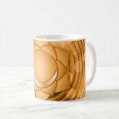 イエロー金ゴールドチャクラ禅ヨガナマステパーソナライズ コーヒーマグカップ (正面右)