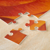 イエロー金ゴールドフラワークリエイティブジグソーパズル ジグソーパズル (側面)