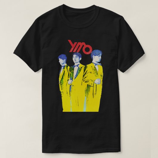 イエロー魔法オーケストラYMOトンポー1978 Tシャツ (デザイン正面)