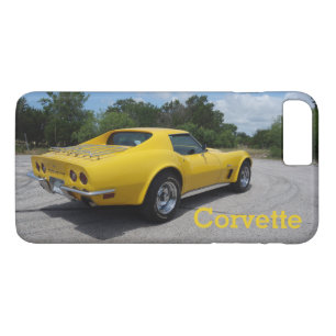 イエロー1973コルベットスティングレイ iPhone 8 PLUS/7 PLUSケース