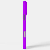 イエロー3Dマゼンタモダン名 | トレンディークール紫 Case-Mate iPhoneケース (裏面 / 右)