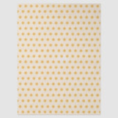 イエロー アイボリー クリーム ベージュ 水玉 薄葉紙 (正面)