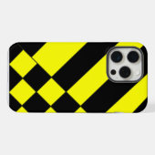 イエロー アンド ブラック iPhoneケース (裏面横)