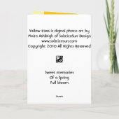 イエロー·イリス カード (裏面)