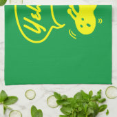 イエロー!キッチンタオル キッチンタオル (折り畳み)