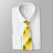 イエロー&グリーンバッファロープライド&モノグラム ネクタイ (タイ)