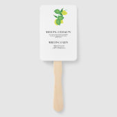 イエロー&グリーンレモンライム結婚ズ ハンドファン (裏面)