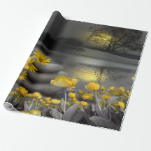 イエロー&グレー2021色's'結婚サンセットデコル