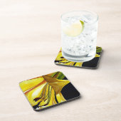 イエロー ゴールデン スプレンダー ユリ 原画 コースター (右側)