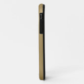 イエロー・ゴールドのステンレス鋼の金属の一見 Case-Mate iPhoneケース (裏面/左)
