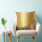 イエロー・ゴールドの枕 クッション (椅子)