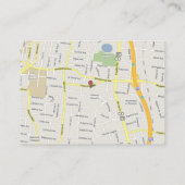 イエロー&チャコールグレーダマスコウェディング情報カード エンクロージャーカード (裏面)