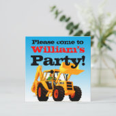 イエロー·ディガー2歳の少年のパーティー 招待状 (スタンド正面)