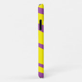 イエロー&パープルフォンケースアップルサムスンアンドロイド Case-Mate iPhoneケース (裏面/右)