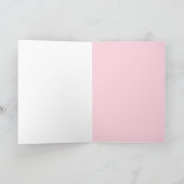 イエロー&ピンクローズバレンタインデーカード シーズンカード (内部)