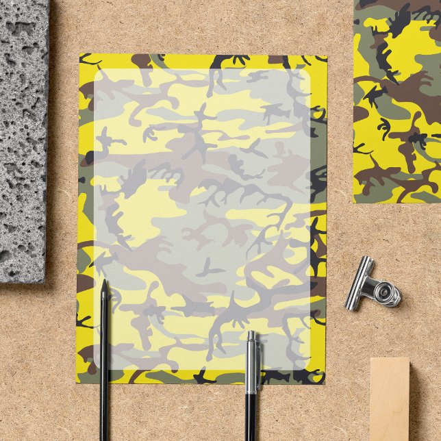 イエロー+ブラウン カモフラージュ 迷彩 軍用 ミリタリー (クリエイターアップロード済み)