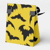 イエロー&ブラックこうもりハローウィンパーティ フェイバーボックス (裏面サイド)