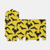イエロー&ブラックこうもりハローウィンパーティ フェイバーボックス (折り畳みなし)