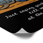 イエロー&ブラックラブラドールエンジェルスとママ3 ポスター (角)