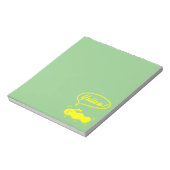 イエロー!メモ帳 ノートパッド (回転)