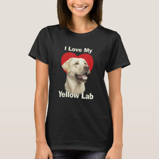 イエロー・ラブラドール・レトリバーの愛犬 Tシャツ