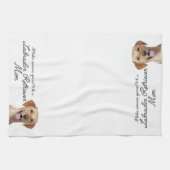 イエロー・ラブラドール・レトリーバーのお母さんの台所タオル キッチンタオル (横)