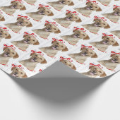 イエロー・ラブラドール・レトリーバーのギフト用包装紙 ラッピングペーパー (角)
