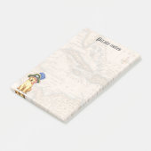 イエロー・ラブラドール・レトリーバーの海賊 ポストイット (アングル)