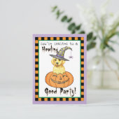 イエロー・ラブラドール・レトリーバーウィッチ招待状 (スタンド正面)