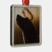 イエロー・ラブラドール・レトリーバーエンジェルオーナメントバイウィローキャッツデザーズ メタルオーナメント (右)