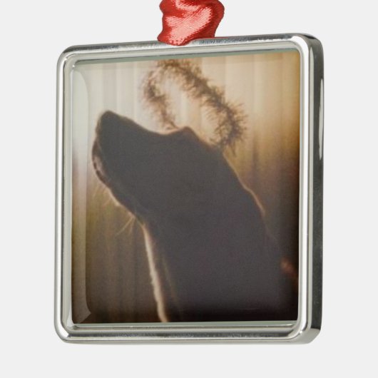 イエロー・ラブラドール・レトリーバーエンジェルオーナメントバイウィローキャッツデザーズ メタルオーナメント (左)