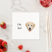 イエロー・ラブラドール・レトリーバーカクテルナプキンス スタンダードカクテルナプキン (インサイチュ)