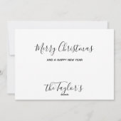 イエロー・ラブラドール・レトリーバークリスマスカード – かわいい犬の子犬のラブラドール シーズンカード (裏面)